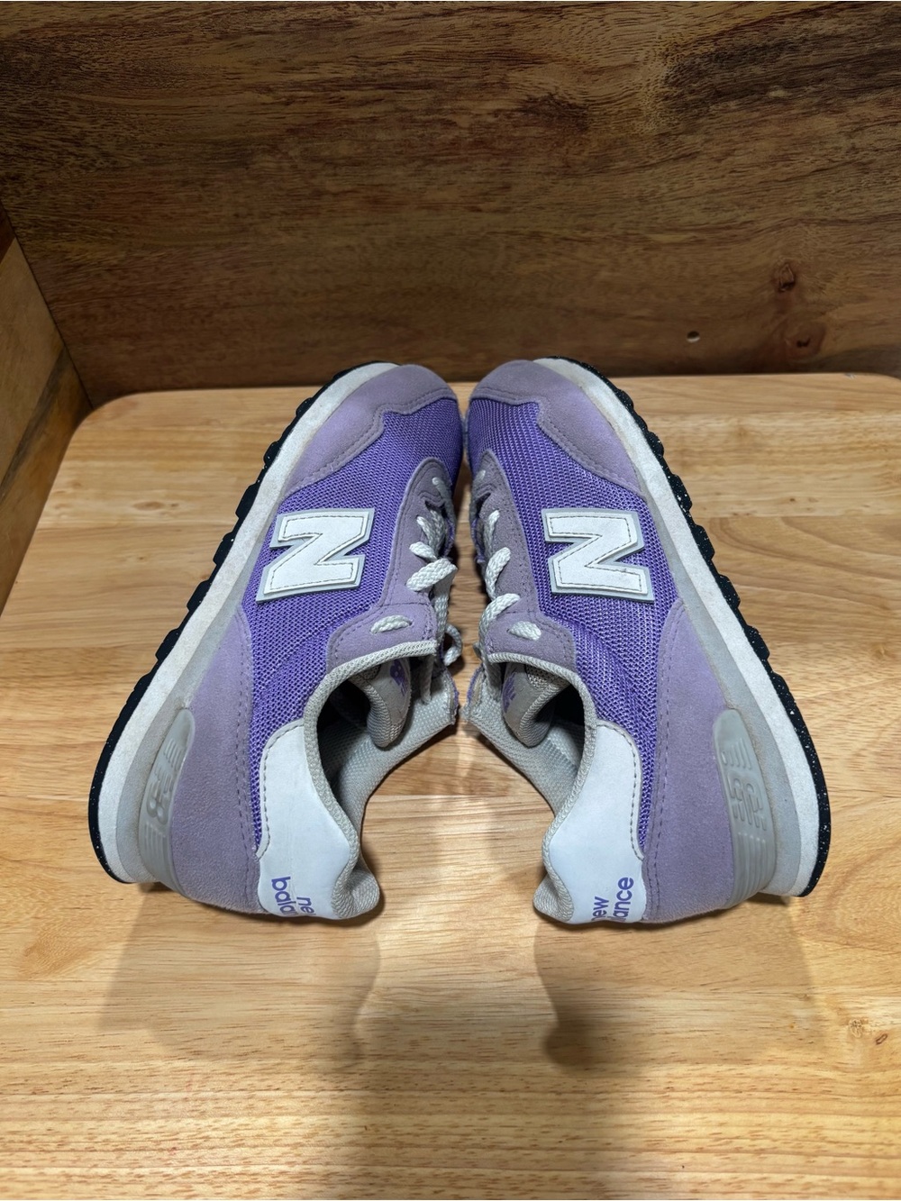 New Balance 515 GC515BL Purple Mesh Suede Running Shoes – Size 4